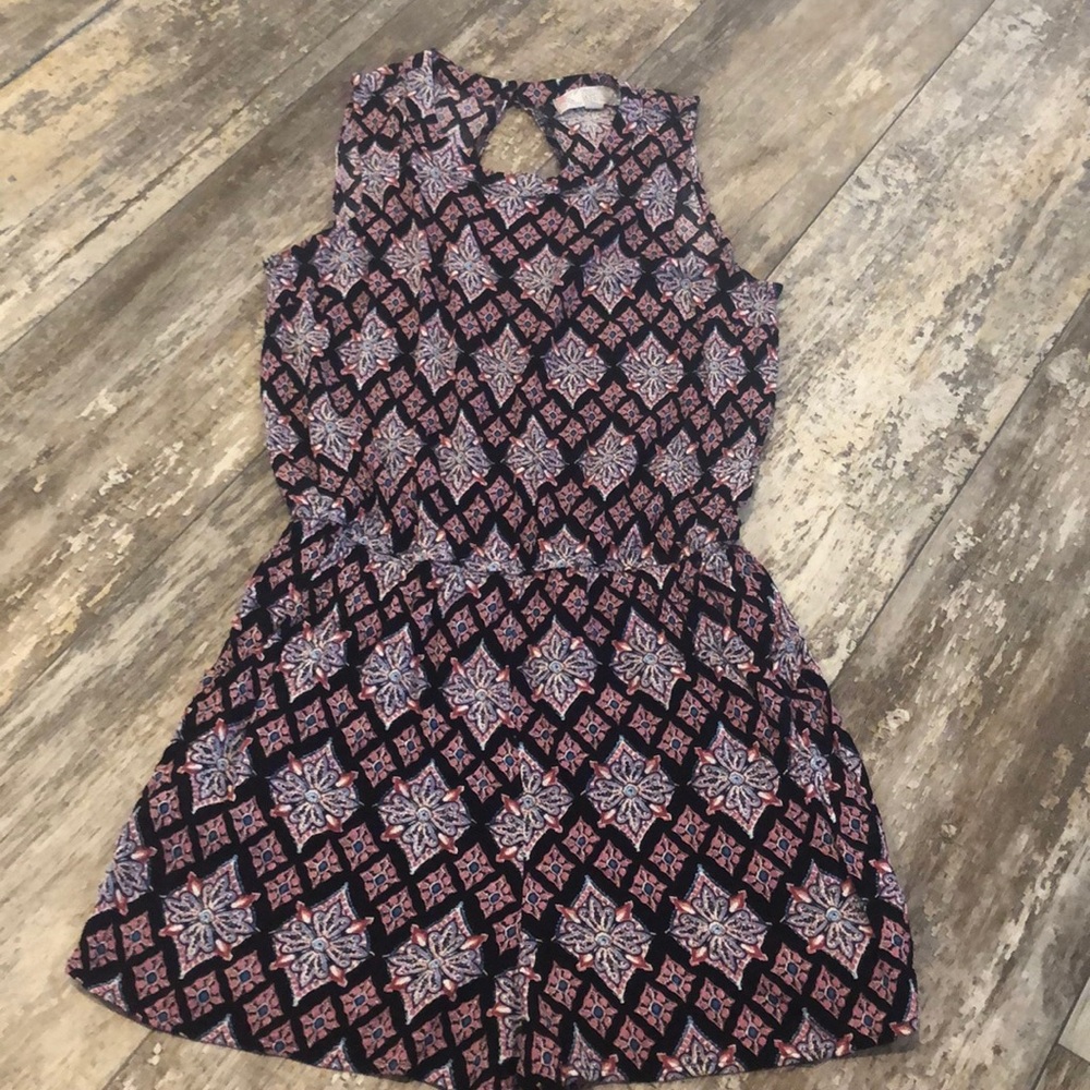 Pink Rose Vintage Romper